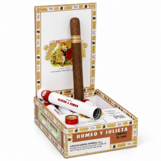 ROMEO Y JULIETA 1875 (WHITE) CHURCHILL EN TUBO UNIT (10)