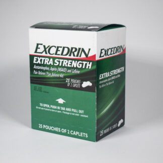 EXCEDRIN EXTRA STRENGTH BOX