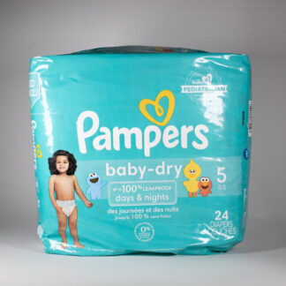 PAMPERS BABY DRY SIZE 5 (24CT)